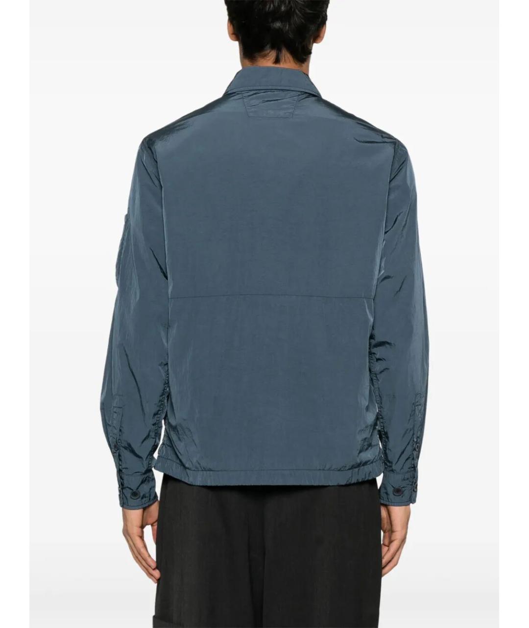 CP COMPANY Синяя полиамидовая куртка, фото 4