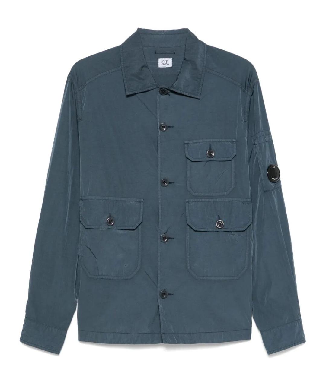 CP COMPANY Синяя полиамидовая куртка, фото 1