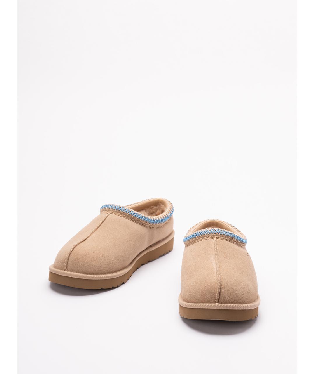 UGG AUSTRALIA Бежевые кожаные лоферы, фото 2