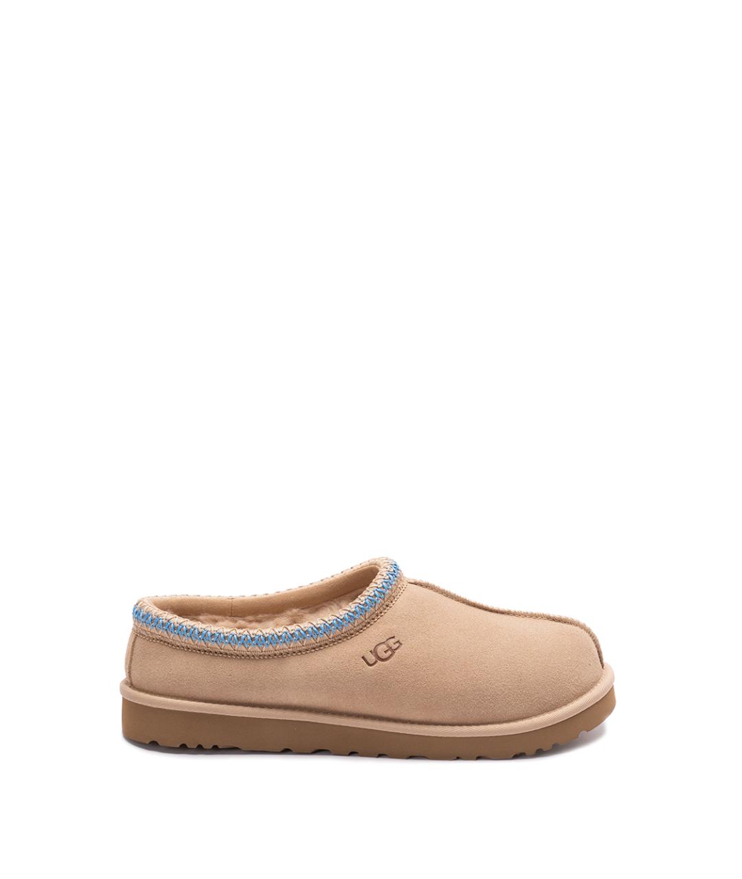 UGG AUSTRALIA Бежевые кожаные лоферы, фото 1