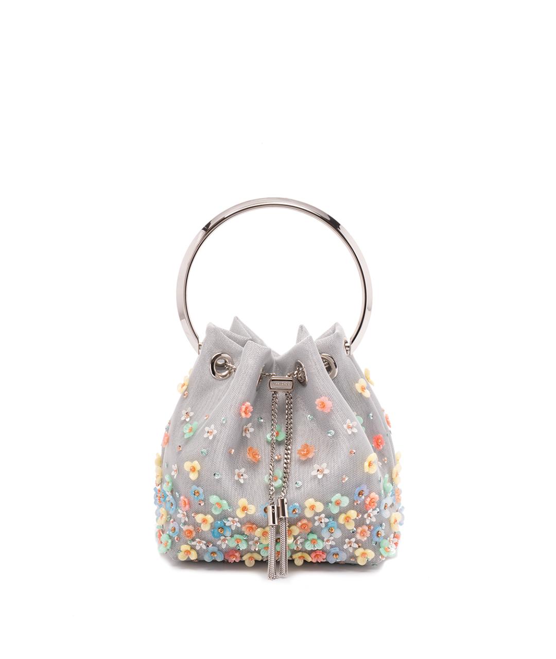 JIMMY CHOO Мульти тканевая сумка с короткими ручками, фото 1