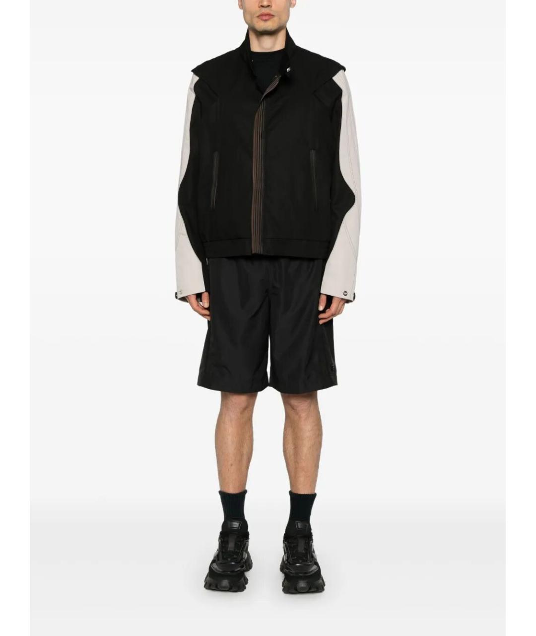 GIVENCHY Черные полиэстеровые шорты, фото 2