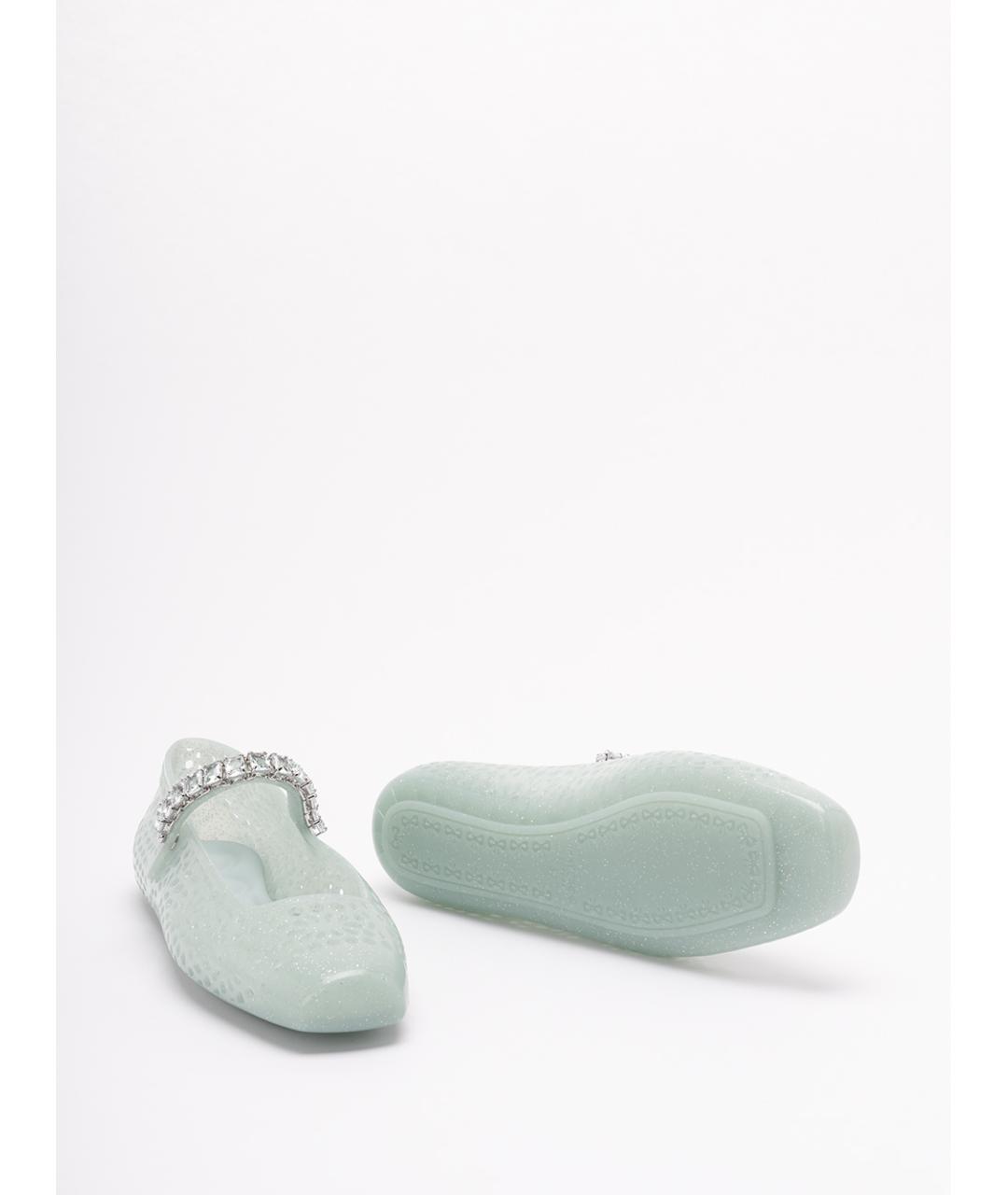 JIMMY CHOO Голубые балетки, фото 4