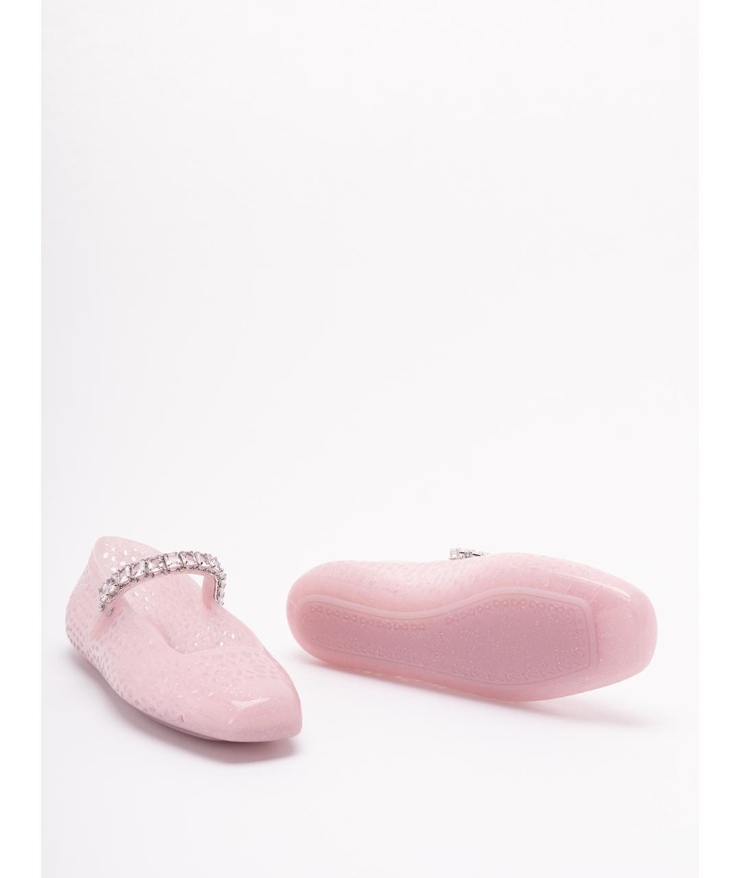 JIMMY CHOO Розовые балетки, фото 4