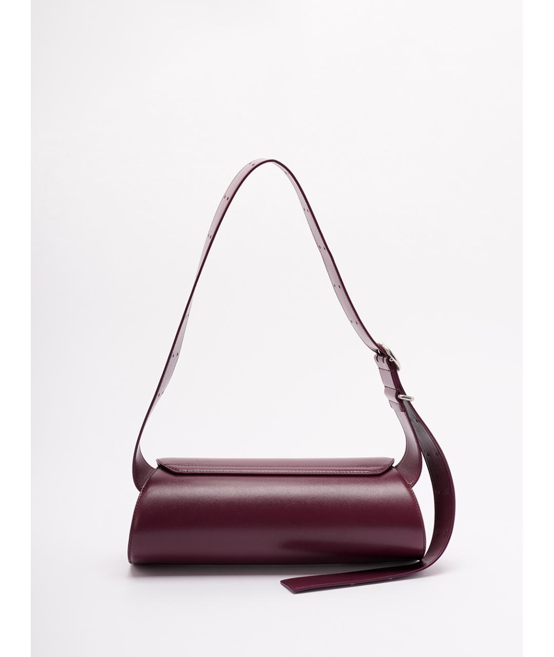 JIL SANDER Розовая кожаная сумка через плечо, фото 2