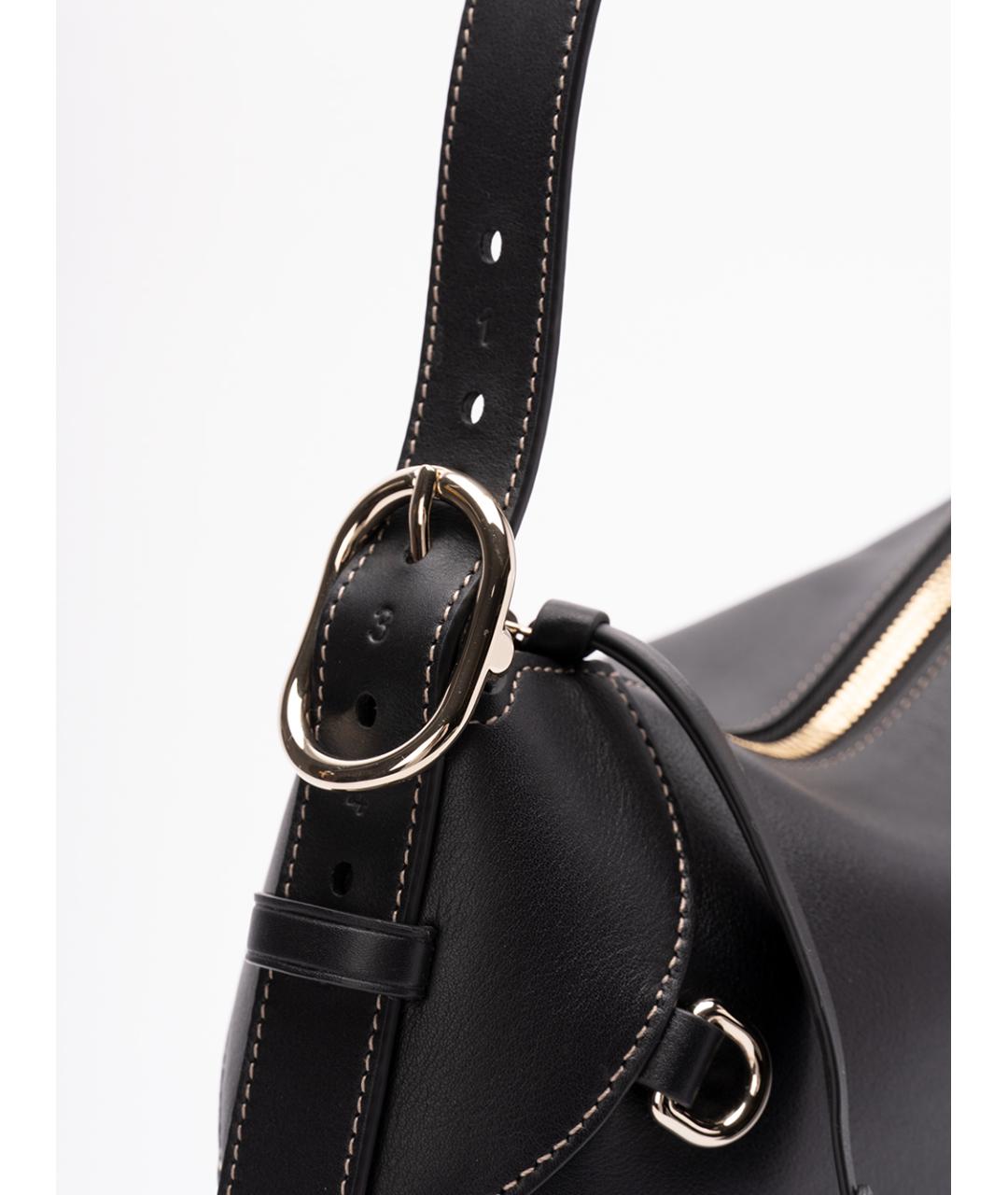 GUCCI Черная кожаная сумка через плечо, фото 4