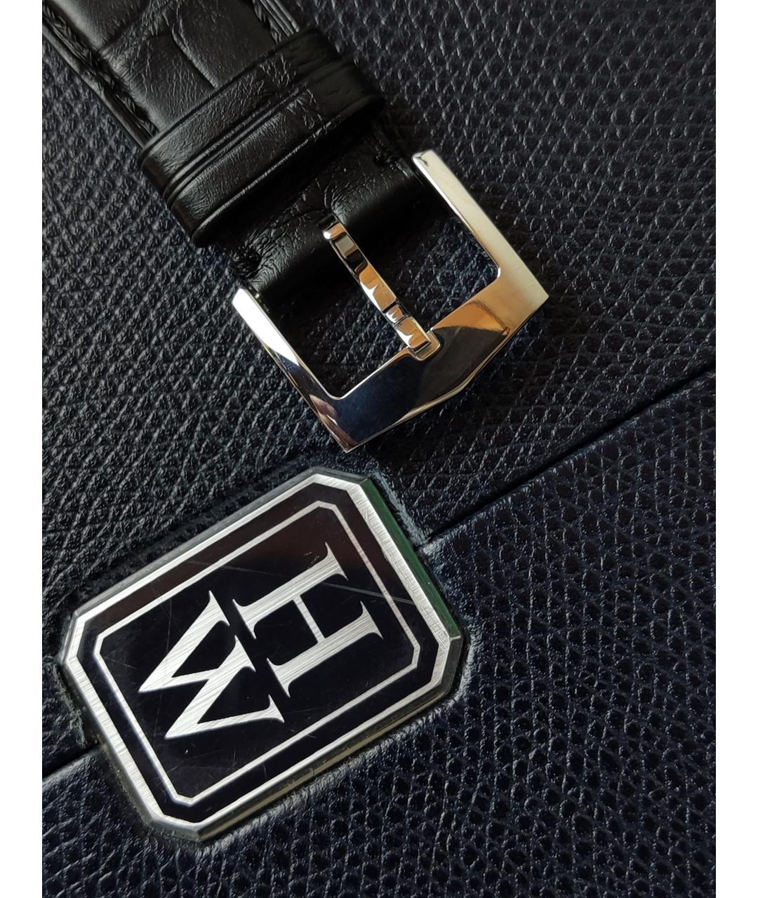 Harry Winston Черные часы из белого золота, фото 8