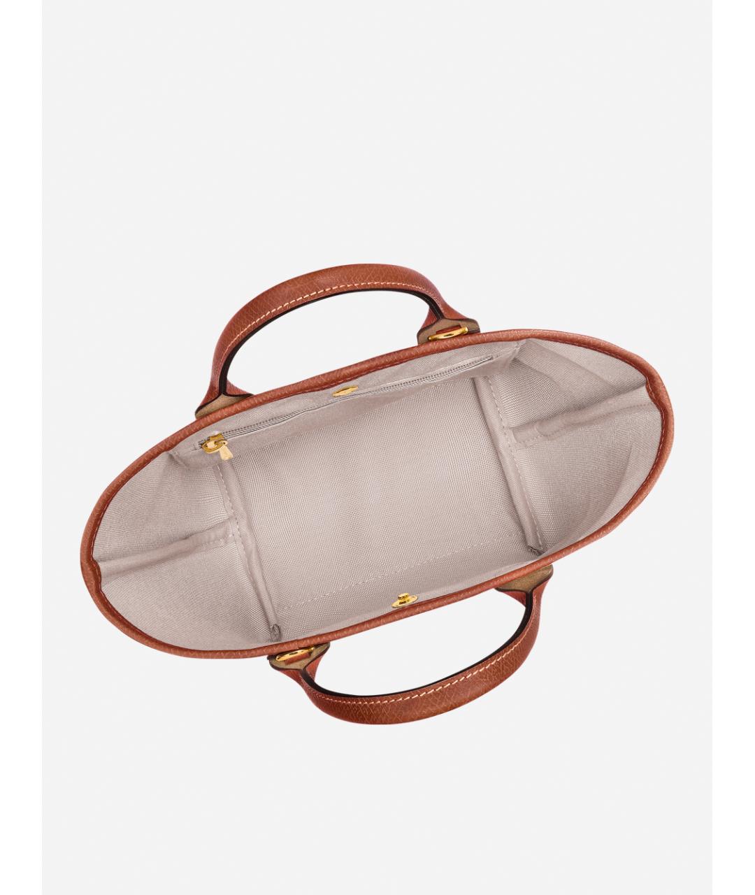 LONGCHAMP Бежевая плетеная пляжная сумка, фото 5