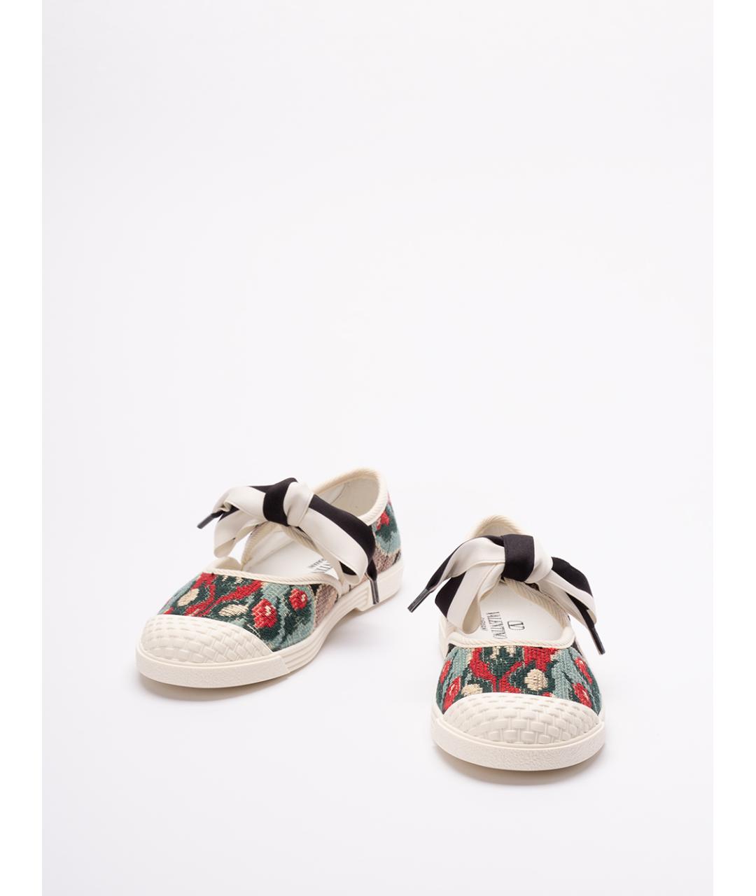VALENTINO Мульти текстильные кеды, фото 2