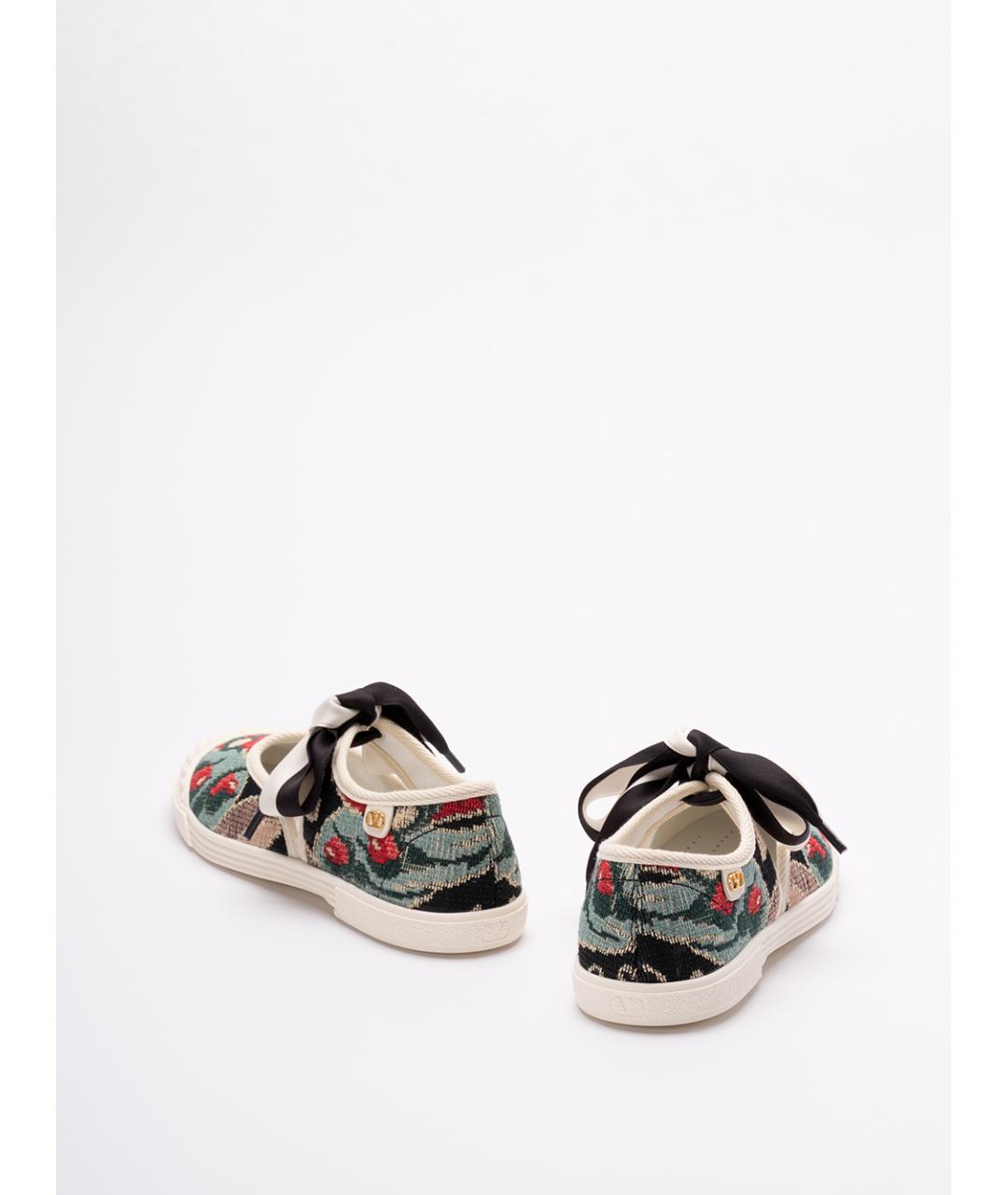 VALENTINO Мульти текстильные кеды, фото 3