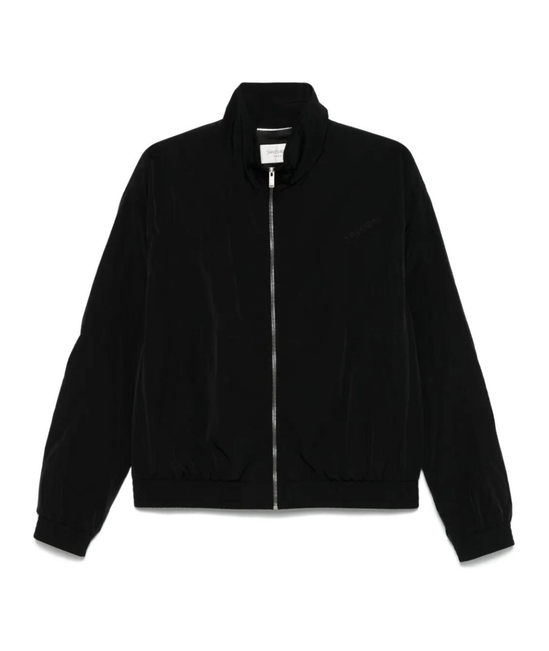 SAINT LAURENT Черная полиамидовая куртка, фото 1