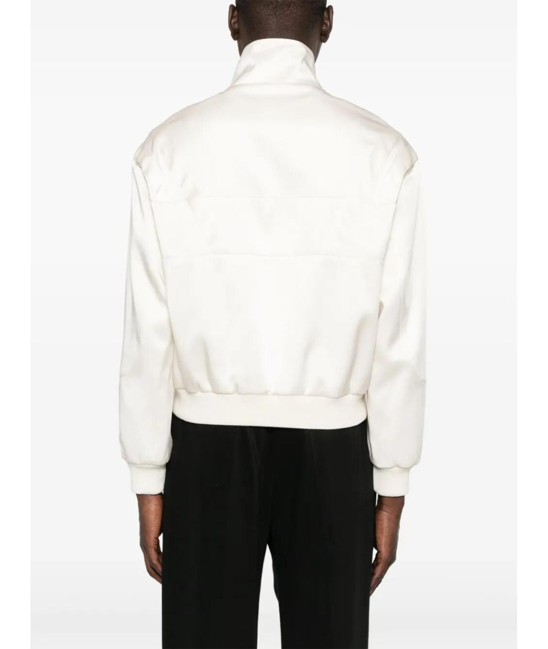 SAINT LAURENT Белая ацетатная куртка, фото 5