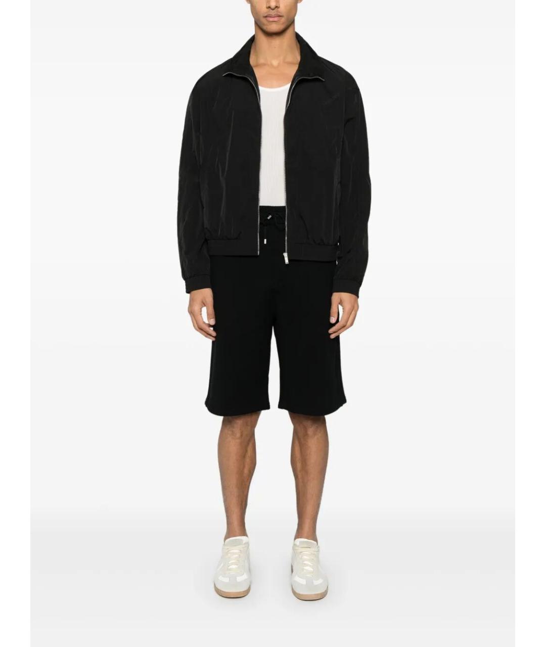 SAINT LAURENT Черные хлопковые шорты, фото 2