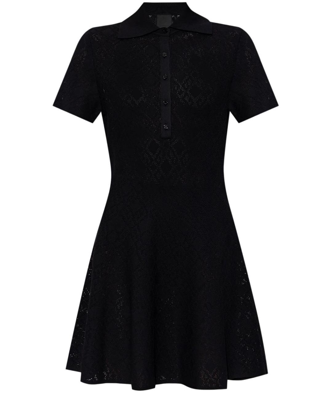 GIVENCHY Черное вискозное повседневное платье, фото 1