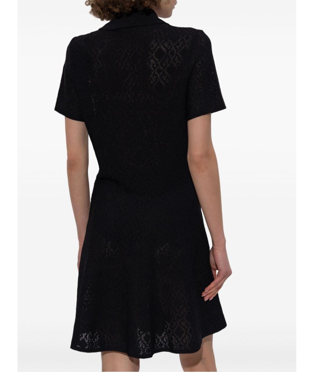 GIVENCHY Черное вискозное повседневное платье, фото 3