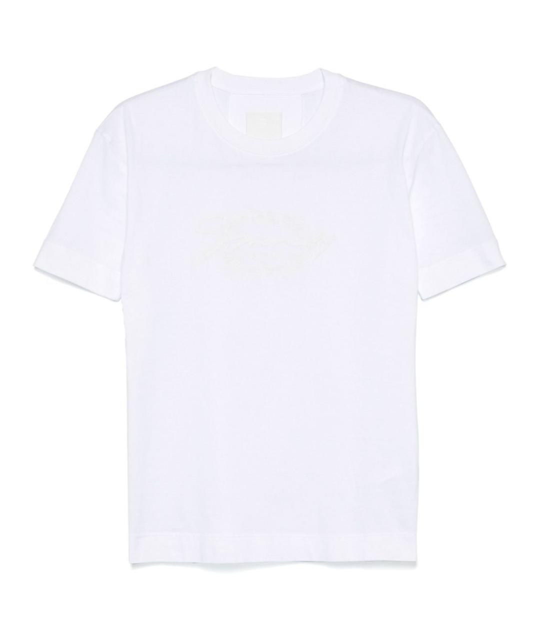 GIVENCHY Белая хлопковая футболка, фото 1