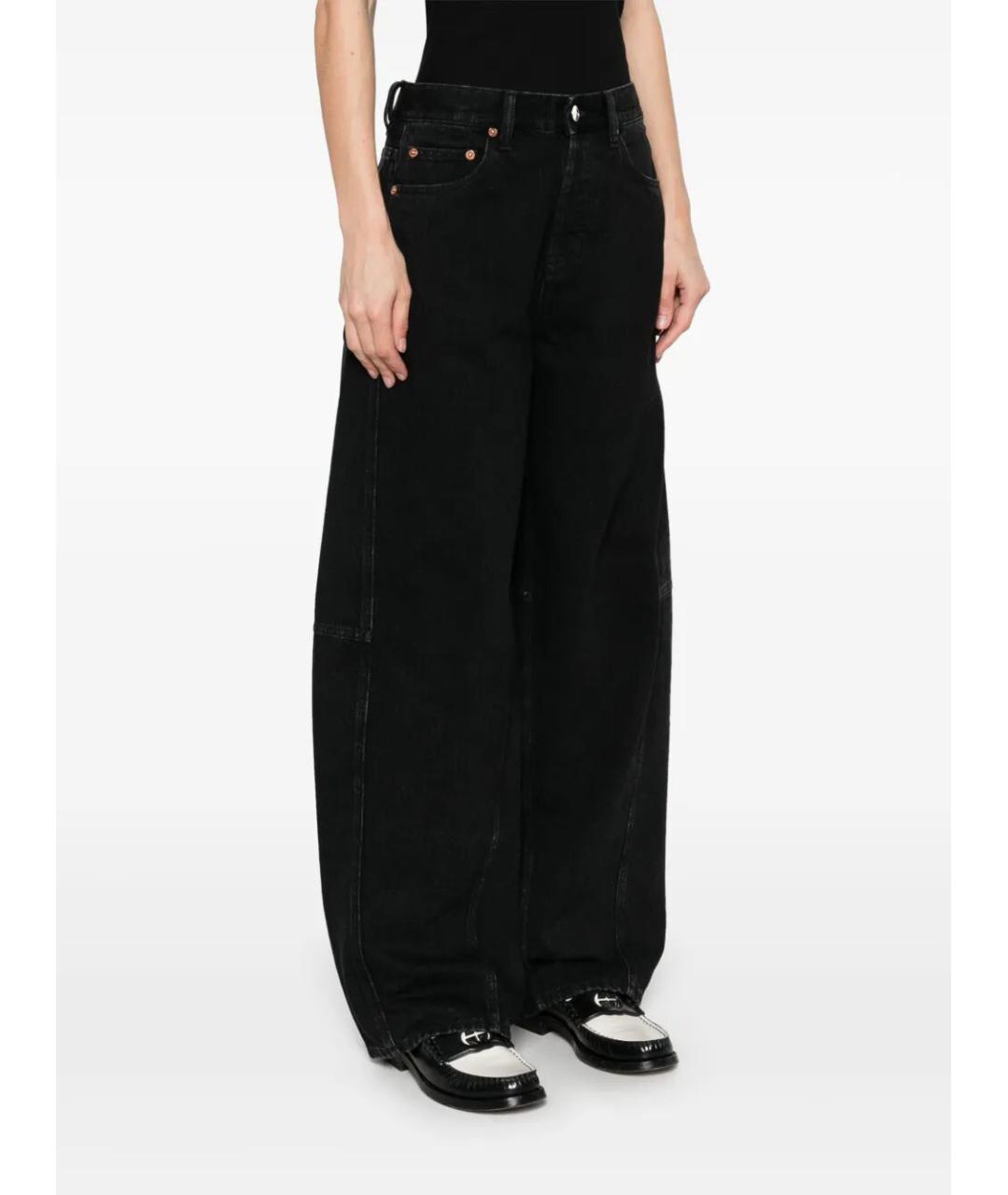 GUCCI Черные хлопковые прямые джинсы, фото 4
