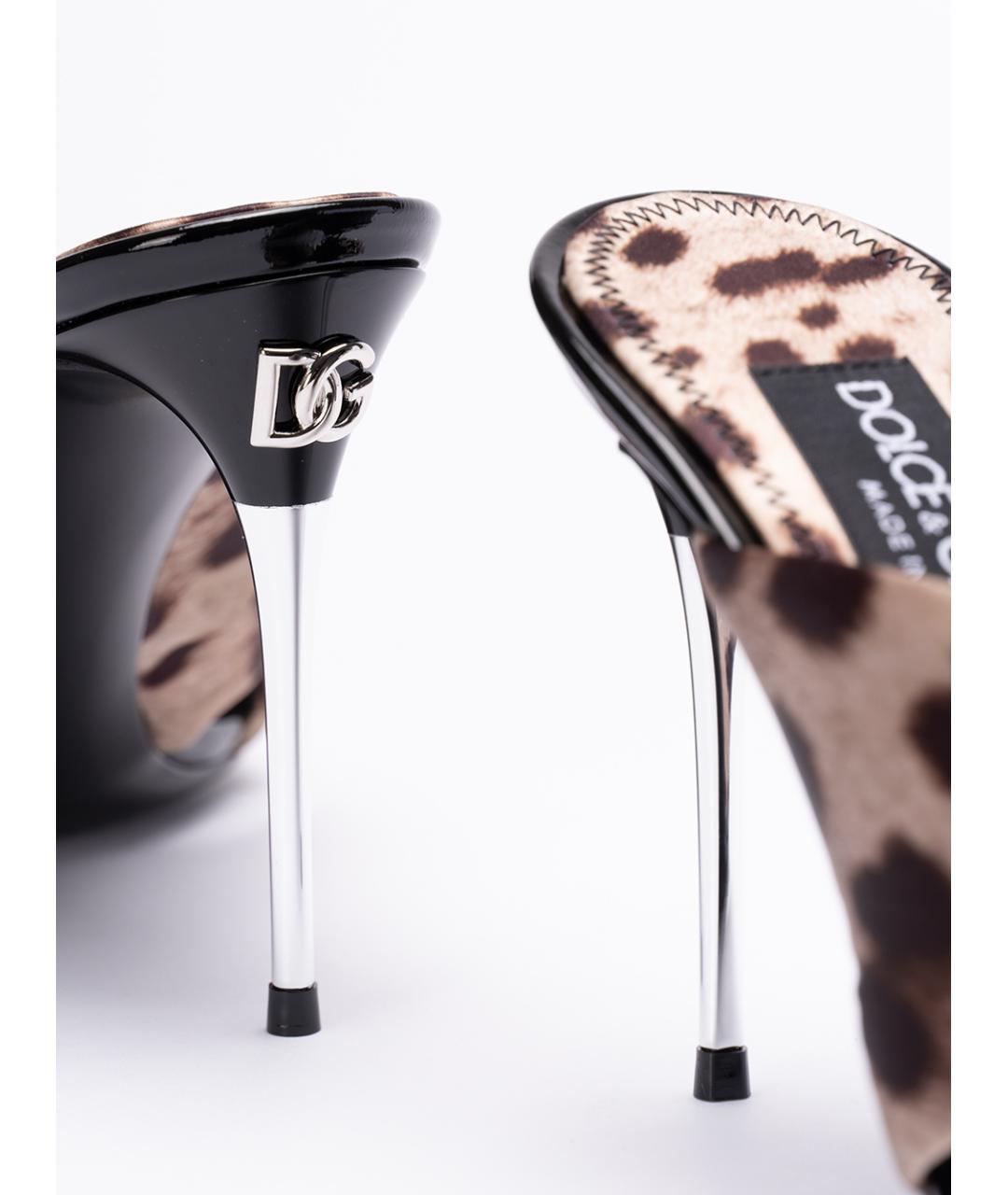 DOLCE&GABBANA Мульти текстильные мюли, фото 5