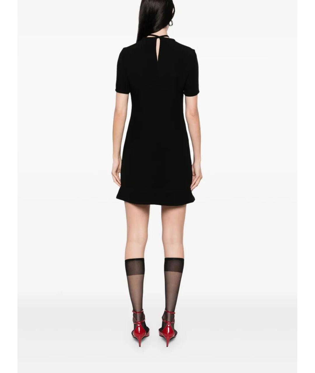 GUCCI Черное вискозное повседневное платье, фото 4