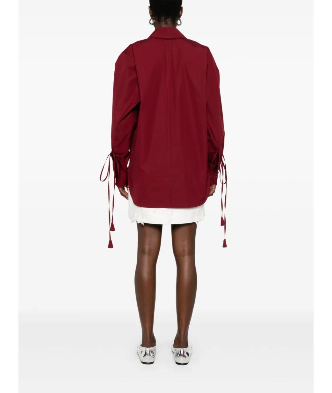 GUCCI Красная хлопковая рубашка, фото 3