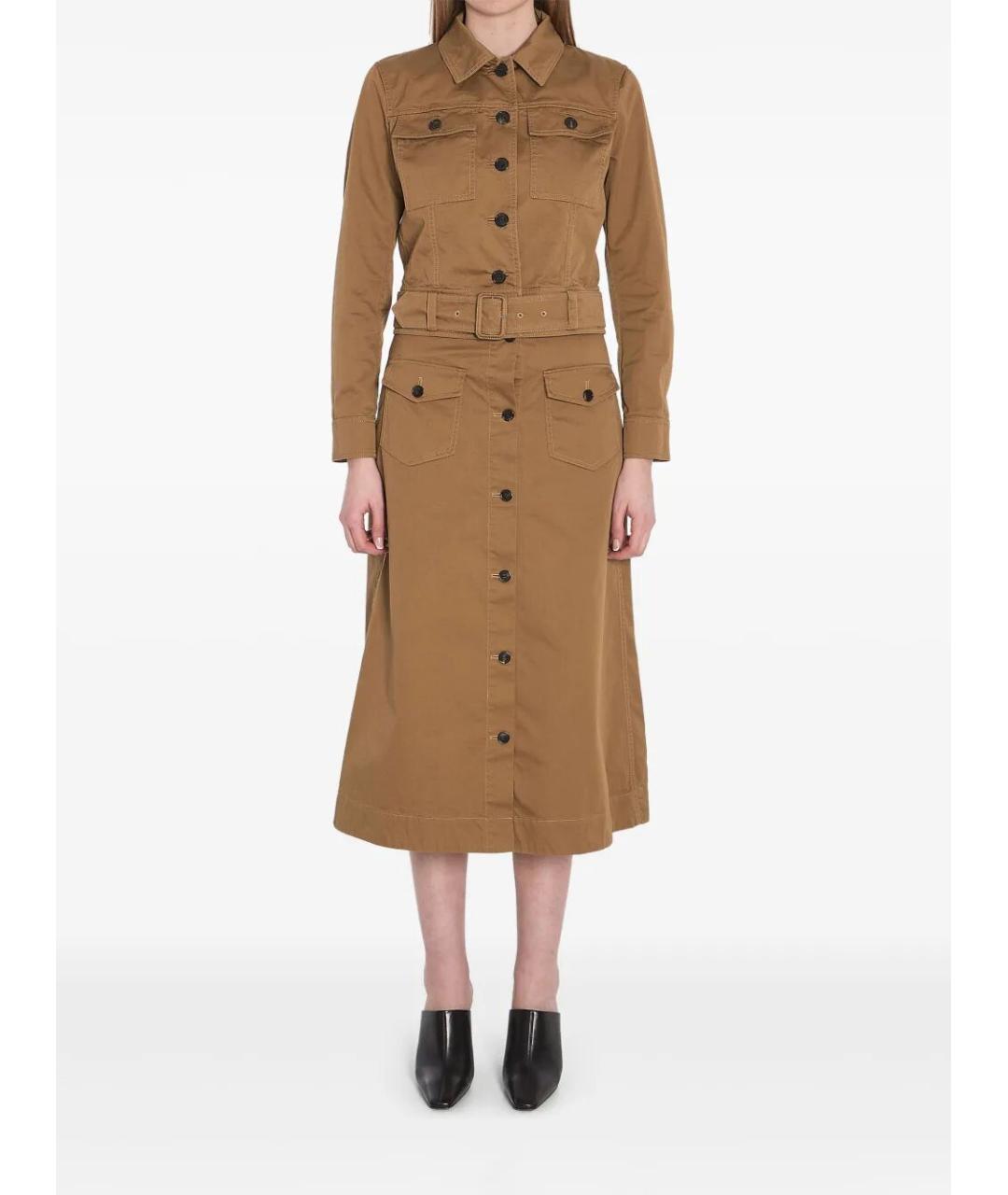 SAINT LAURENT Бежевая хлопковая куртка, фото 2