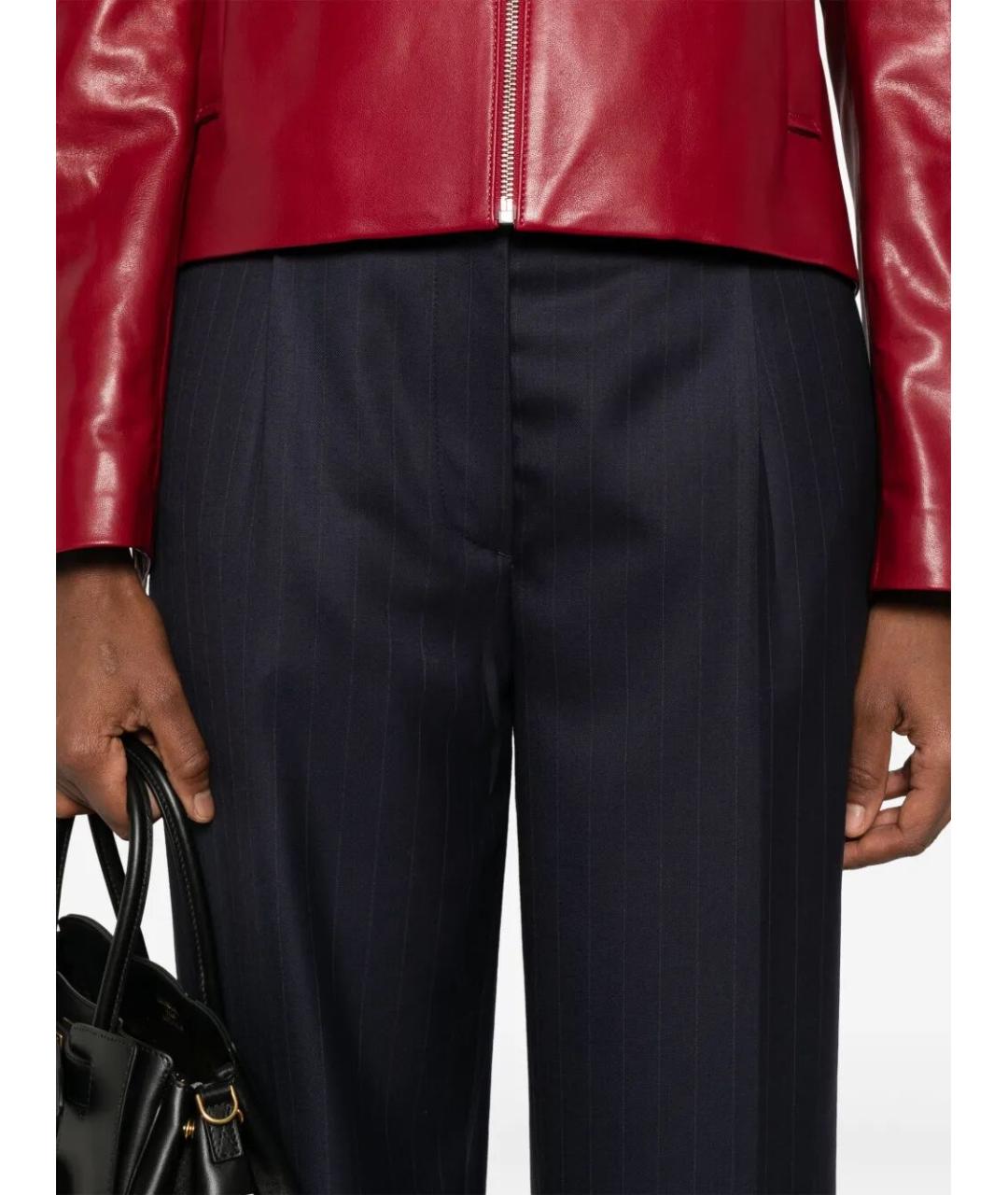 PRADA Синяя шерстяная юбка миди, фото 4
