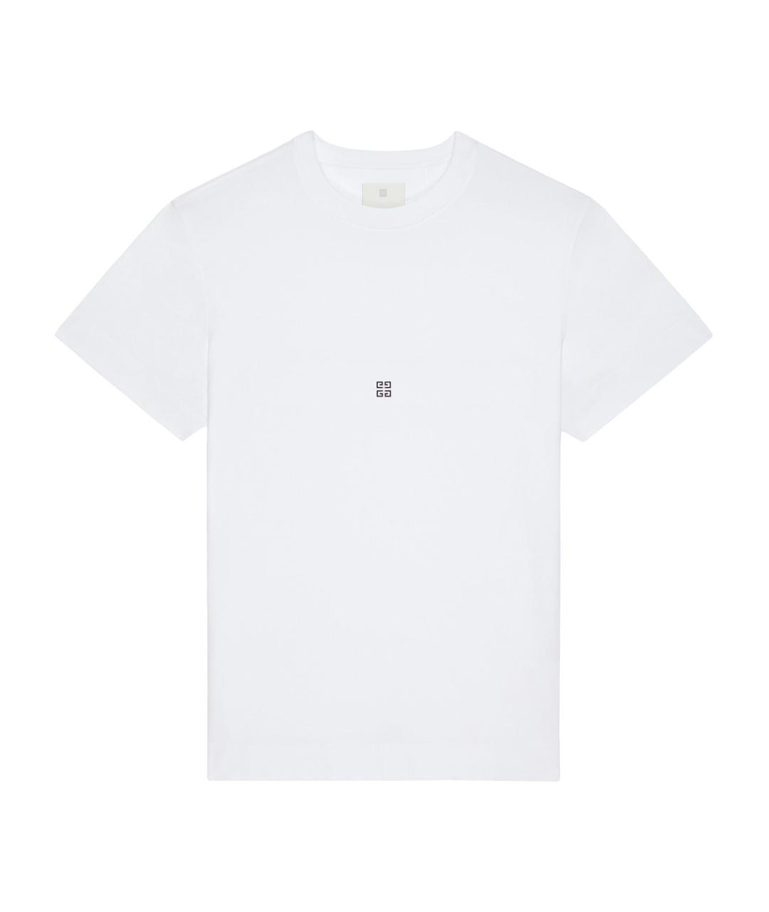 GIVENCHY Белая хлопковая футболка, фото 1