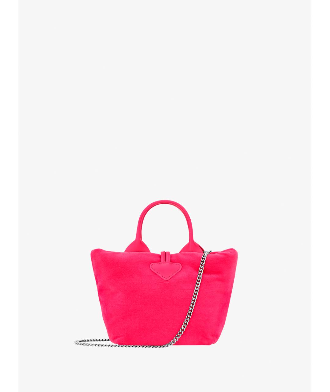 LONGCHAMP Розовая хлопковая сумка тоут, фото 2