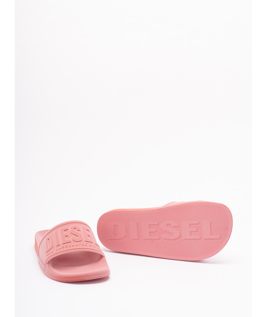 DIESEL Розовые шлепанцы, фото 4