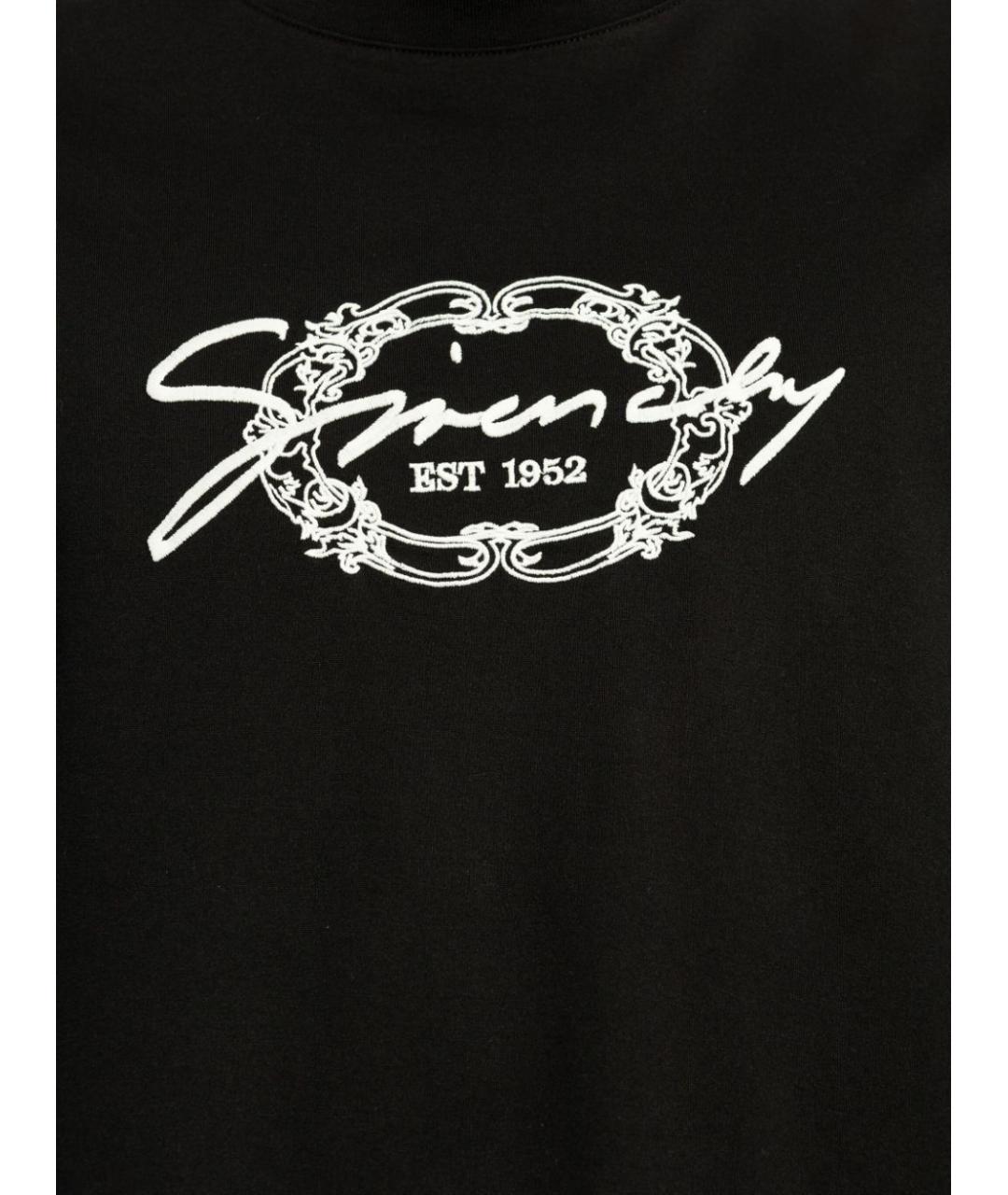 GIVENCHY Черная хлопковая футболка, фото 4