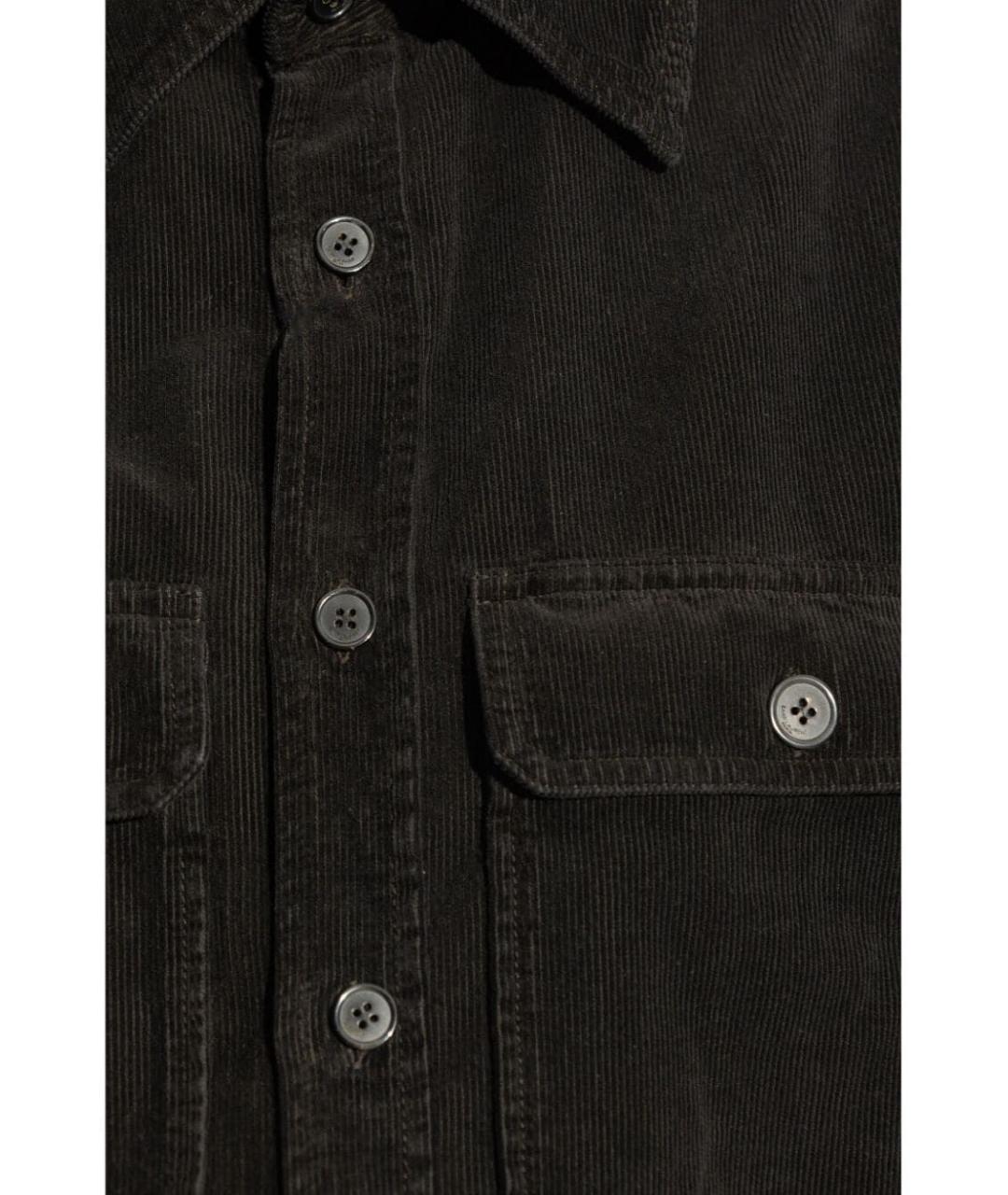 SAINT LAURENT Черная хлопковая куртка, фото 4