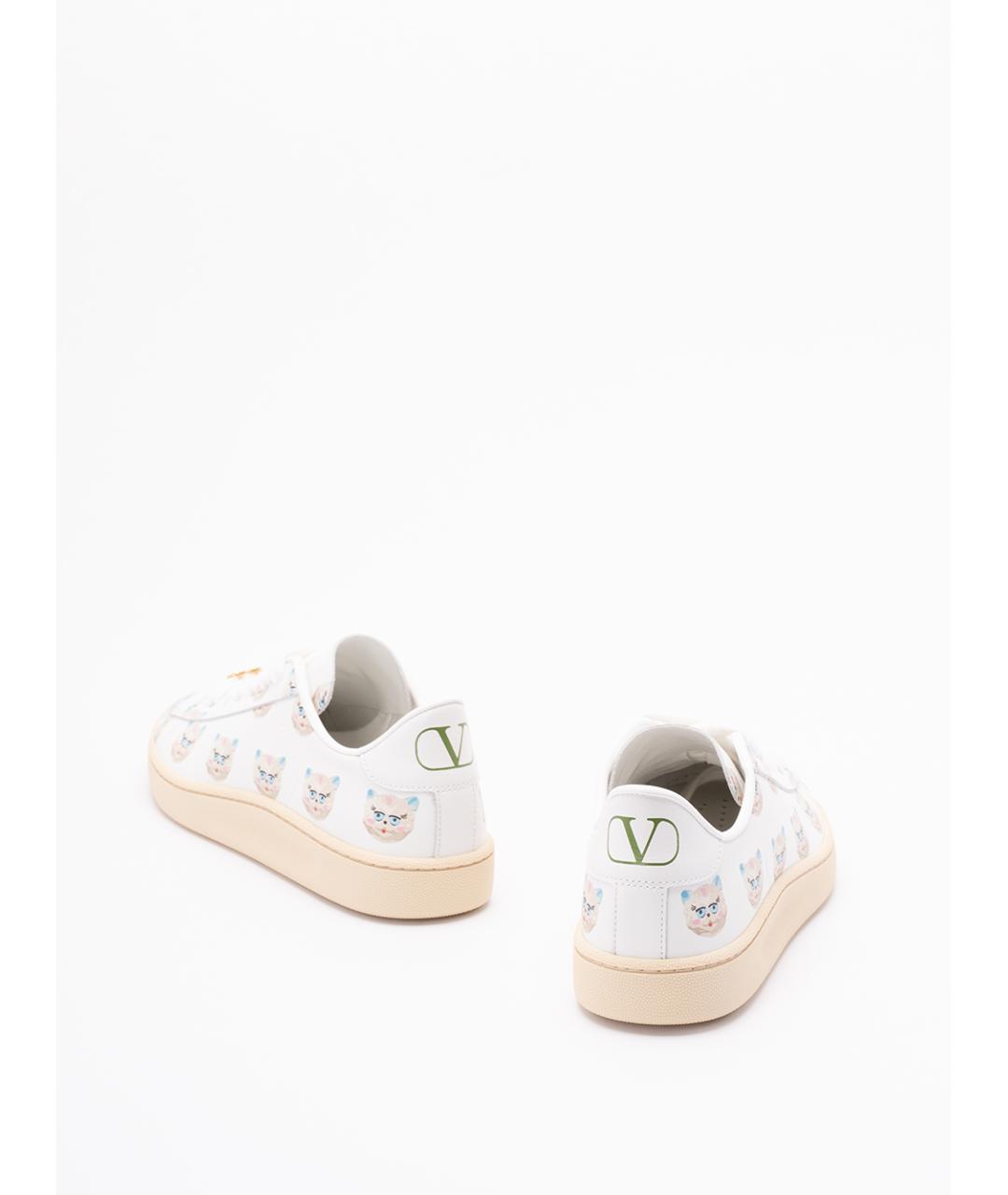 VALENTINO Мульти кожаные кеды, фото 3