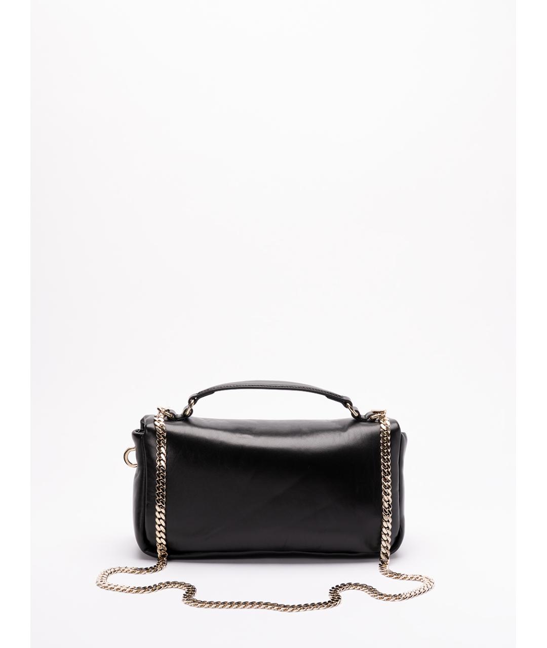 GUCCI Черная кожаная сумка с короткими ручками, фото 2