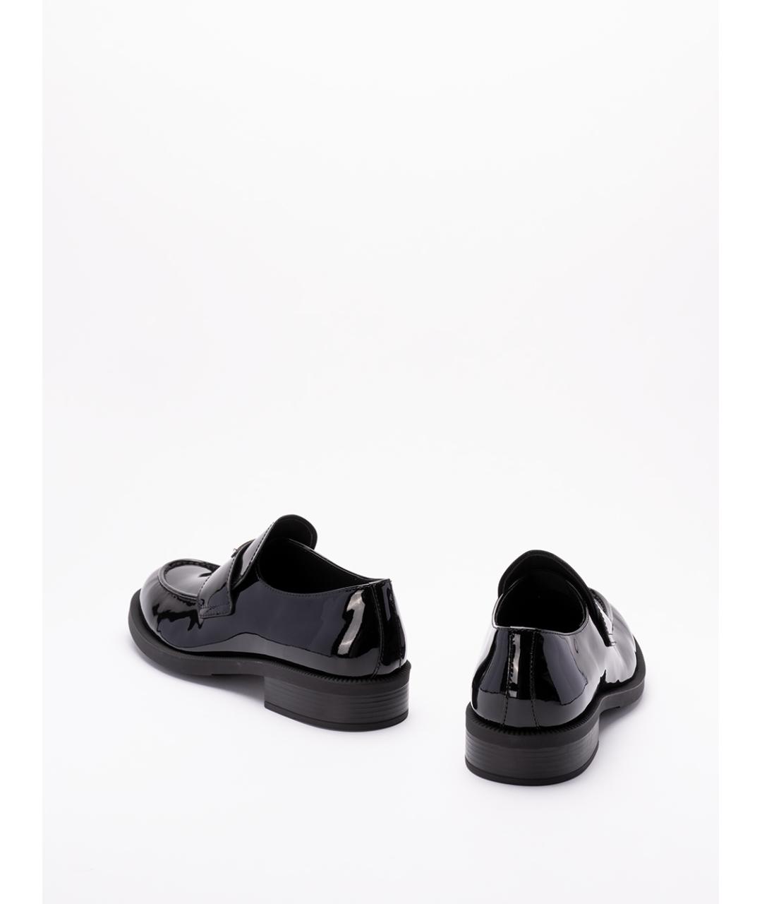 PRADA Черные лоферы из лакированной кожи, фото 3