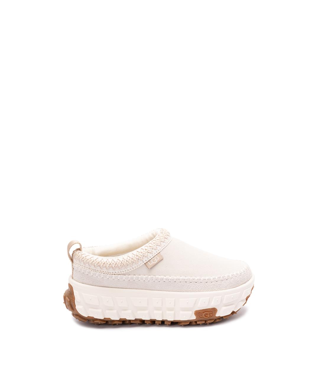 UGG AUSTRALIA Серые кожаные сабо, фото 1