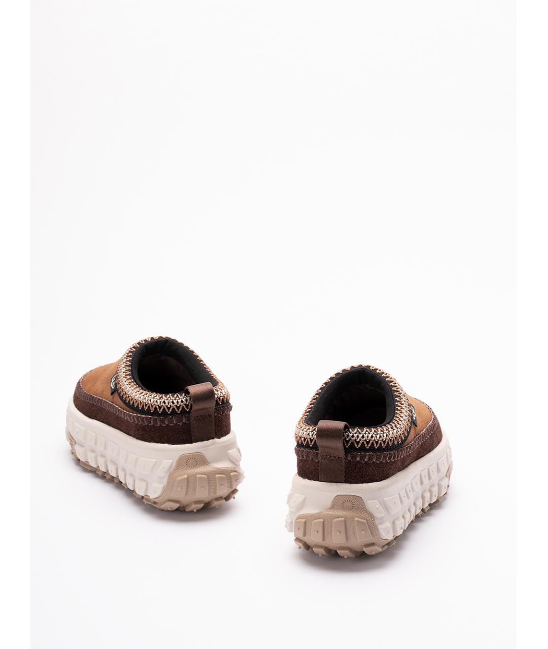 UGG AUSTRALIA Коричневые кожаные сабо, фото 3