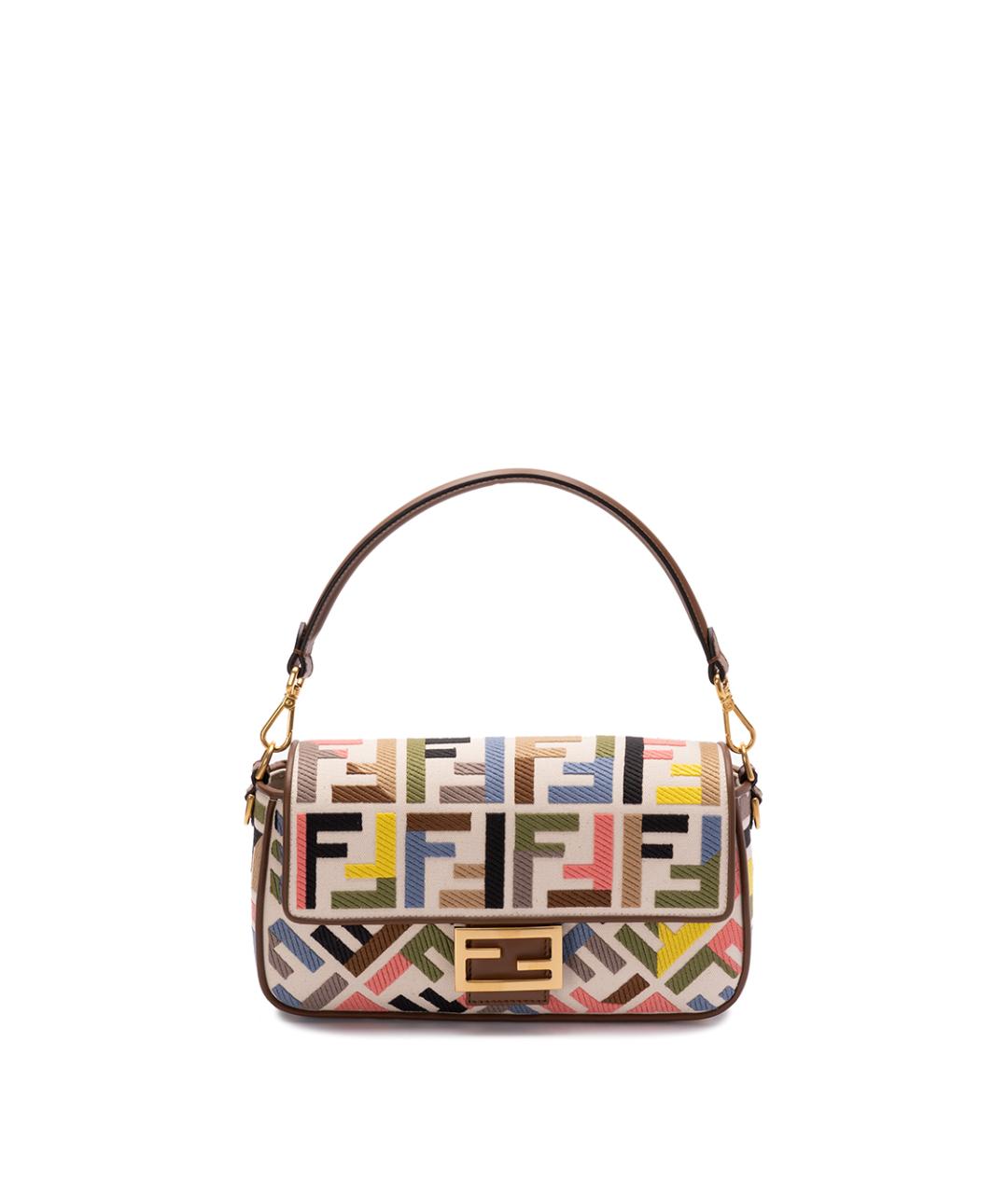 FENDI Мульти жаккардовая сумка через плечо, фото 1