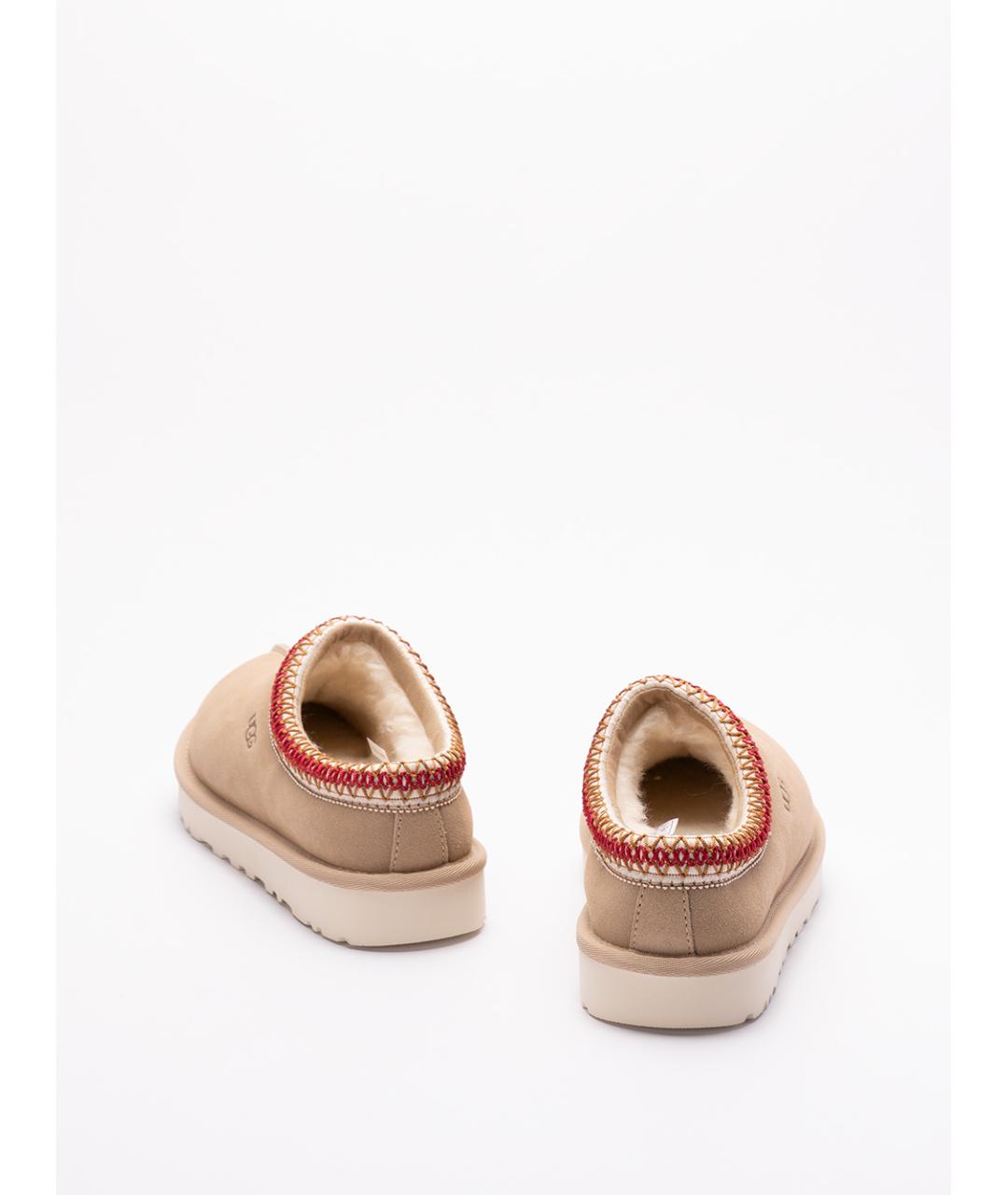UGG AUSTRALIA Бежевые кожаные сабо, фото 3