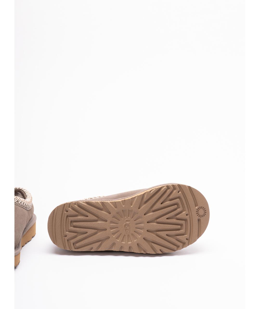 UGG AUSTRALIA Серые кожаные сабо, фото 4