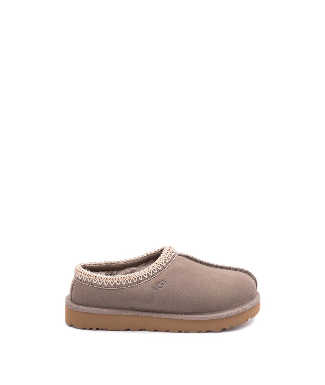 UGG AUSTRALIA Серые кожаные сабо, фото 1