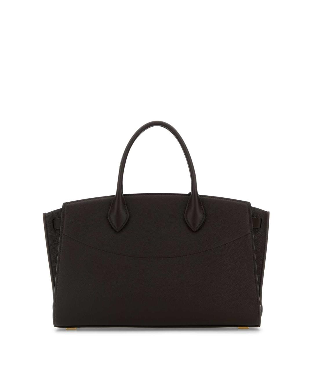 FERRAGAMO Коричневая кожаная сумка тоут, фото 3