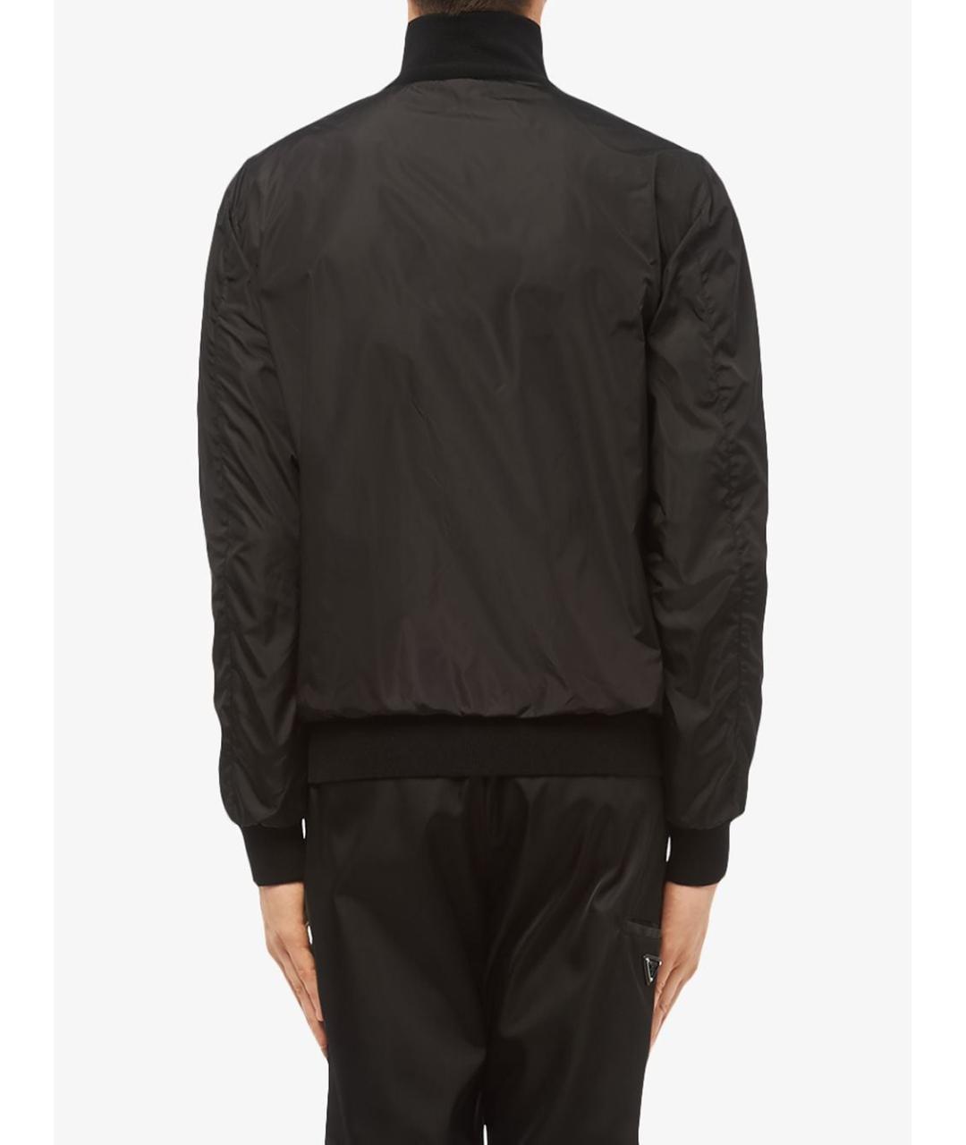 PRADA Черная полиамидовая куртка, фото 4