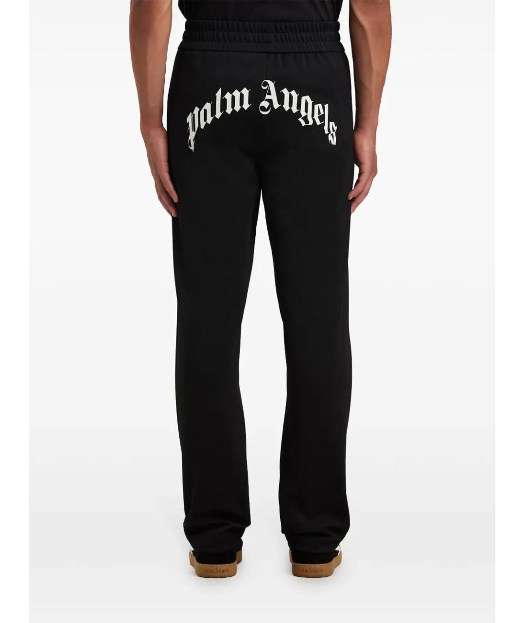 PALM ANGELS Черные полиэстеровые повседневные брюки, фото 5