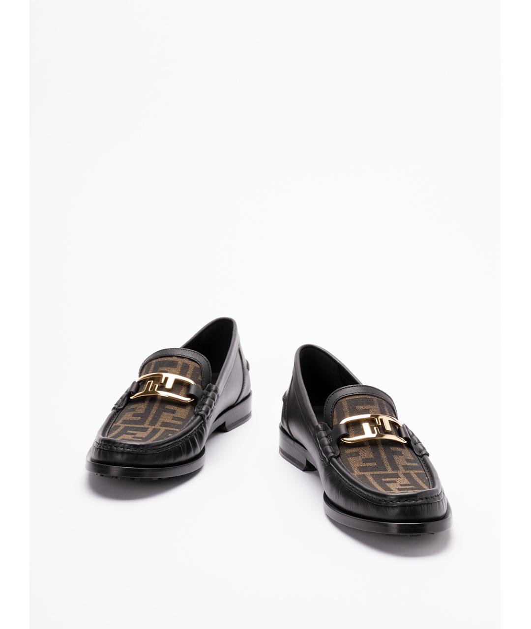 FENDI Коричневые лоферы, фото 2