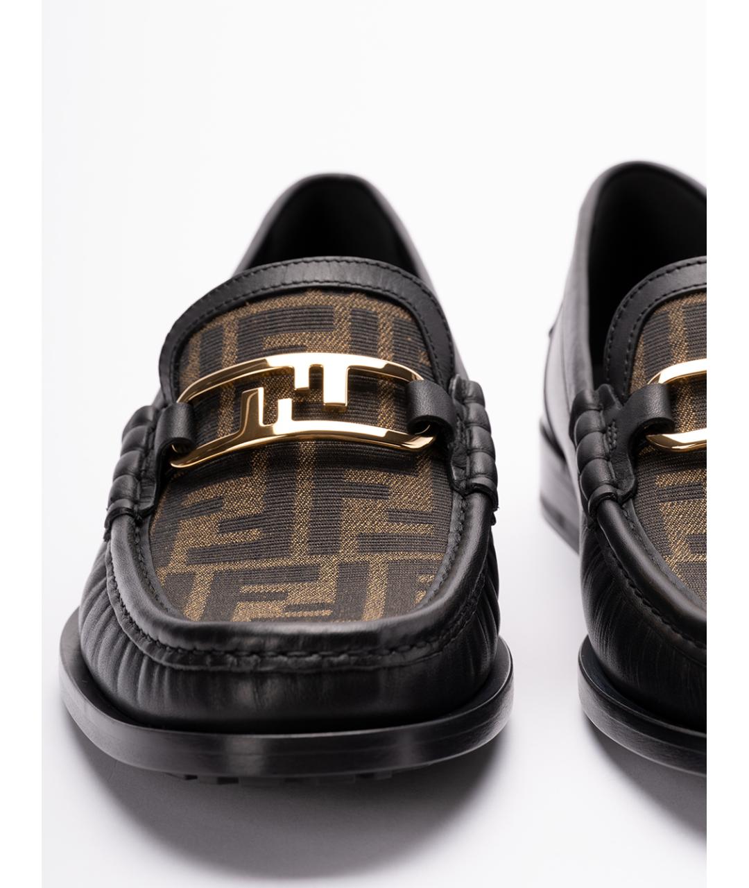 FENDI Коричневые лоферы, фото 5