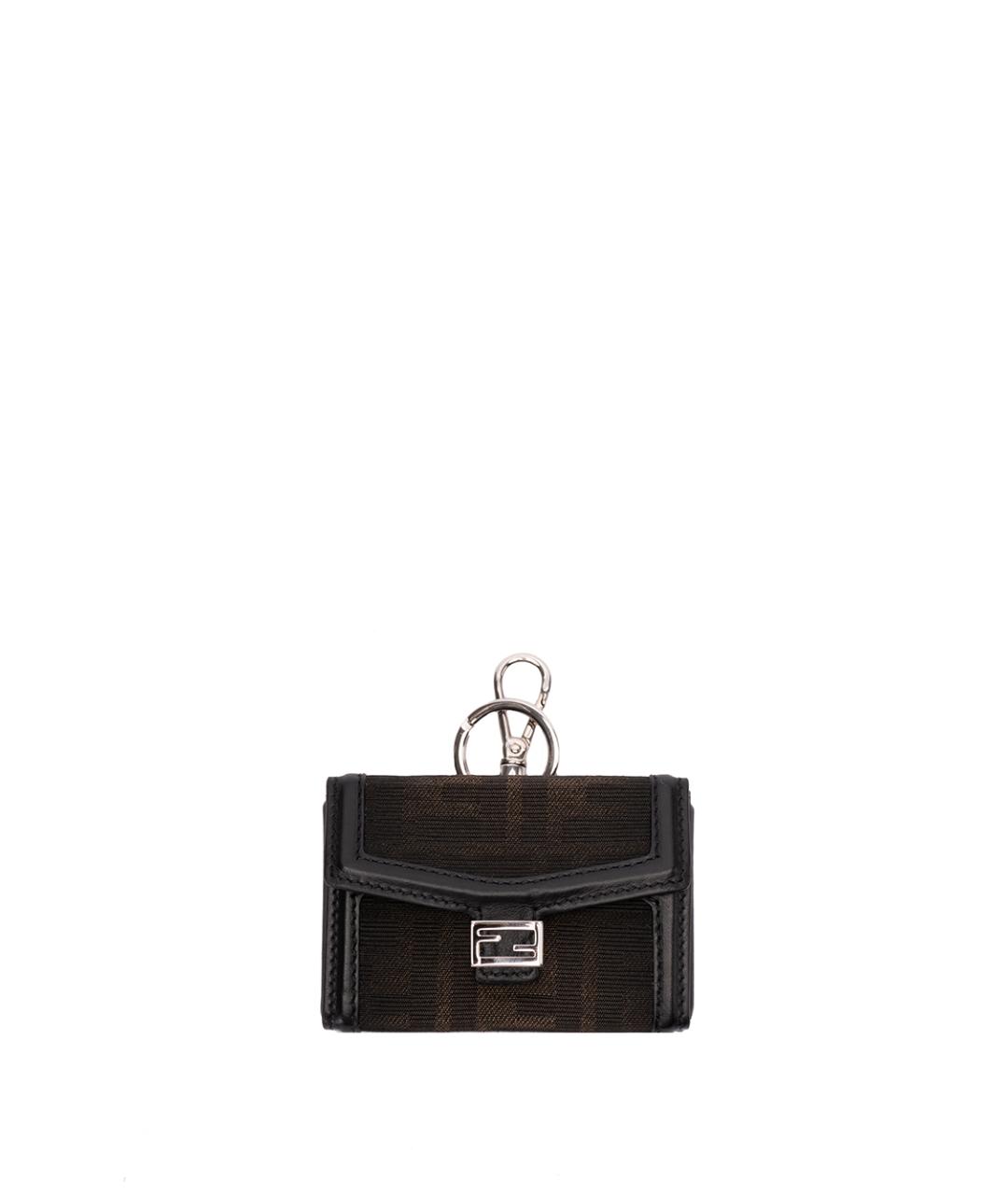 FENDI Черный брелок, фото 1