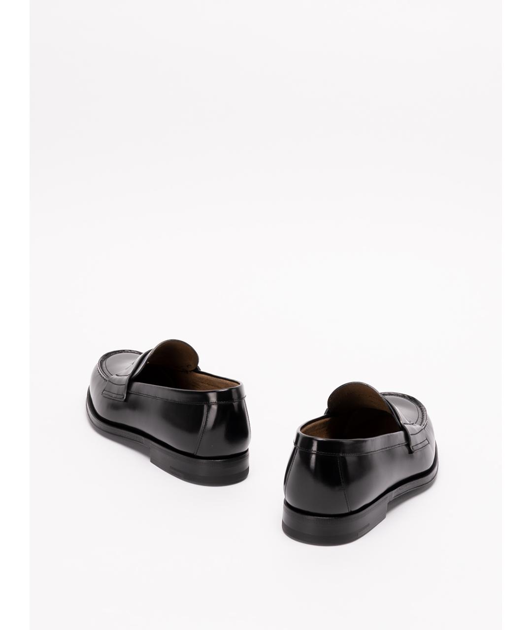 PRADA Черные кожаные лоферы, фото 3