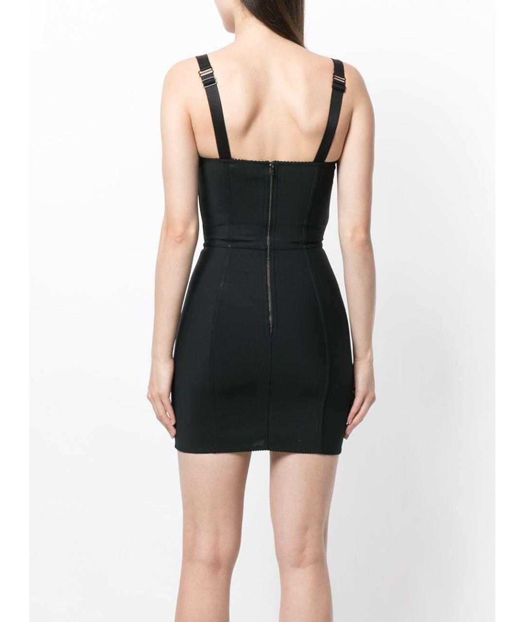 DOLCE&GABBANA Черное коктейльное платье, фото 4
