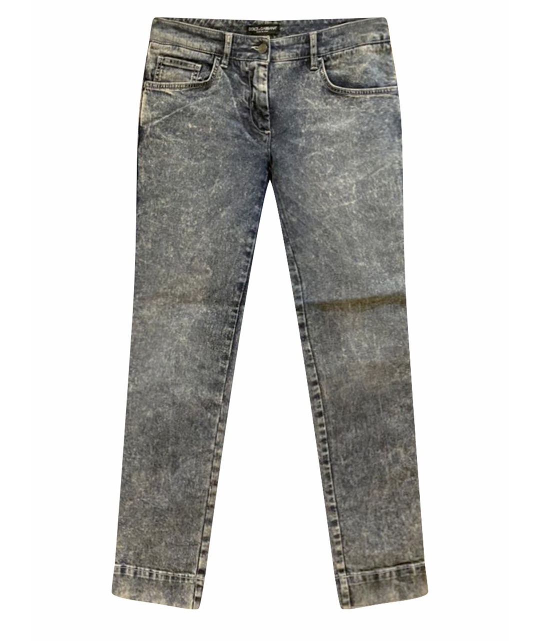 DOLCE&GABBANA Мульти хлопковые прямые джинсы, фото 1