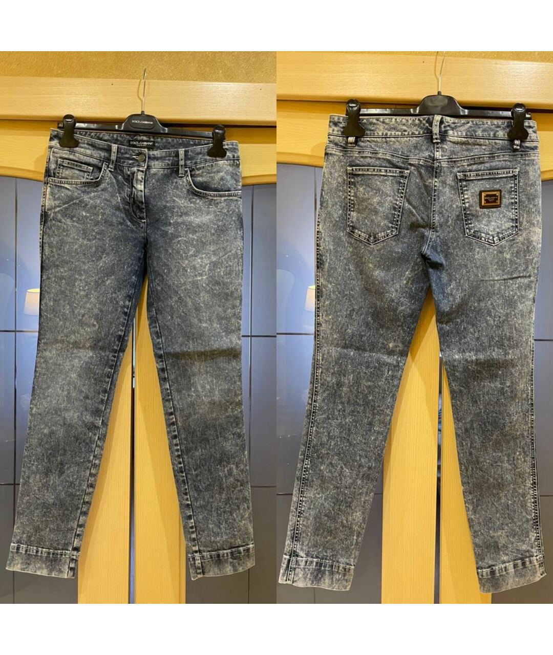 DOLCE&GABBANA Мульти хлопковые прямые джинсы, фото 6